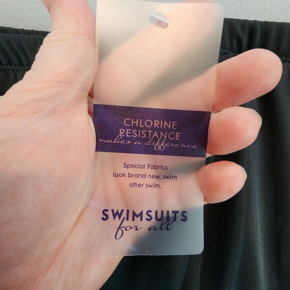 Swimsuits For All NEW Swim Skirt Chlorine Resistant UPF Sun Protection sz 20 - Picture 3 of 9